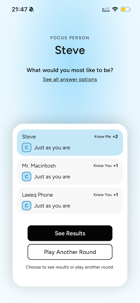 Open Windows Game - Team building activity screen